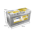 VARTA SILVER AGM 95R 850А