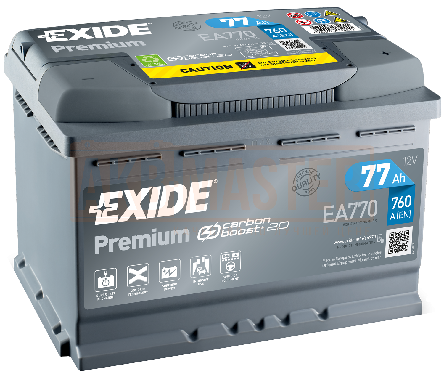 Аккумуляторы Exide ea770. Аккумулятор автомобильный Exide Premium ea770. Аккумулятор Exide Premium 12v 77ah 760a. Exide Premium ea770 (77 а/ч). 278x175x190 автомобильный аккумулятор
