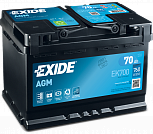 EXIDE Start-Stop AGM 70R 760А