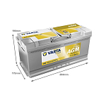 VARTA SILVER AGM 105R 950А