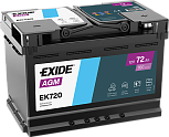 EXIDE AGM 72R 760А