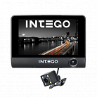 Видеорегистратор INTEGO VX-315DUAL HD,3 камеры, монитор 3,9, (зад.вид+дорога+салон)