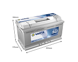 VARTA Silver Dynamic 100R 830А