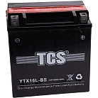 Мото аккумулятор TCS 16 AGM (YTX16L-BS) 150x87x159